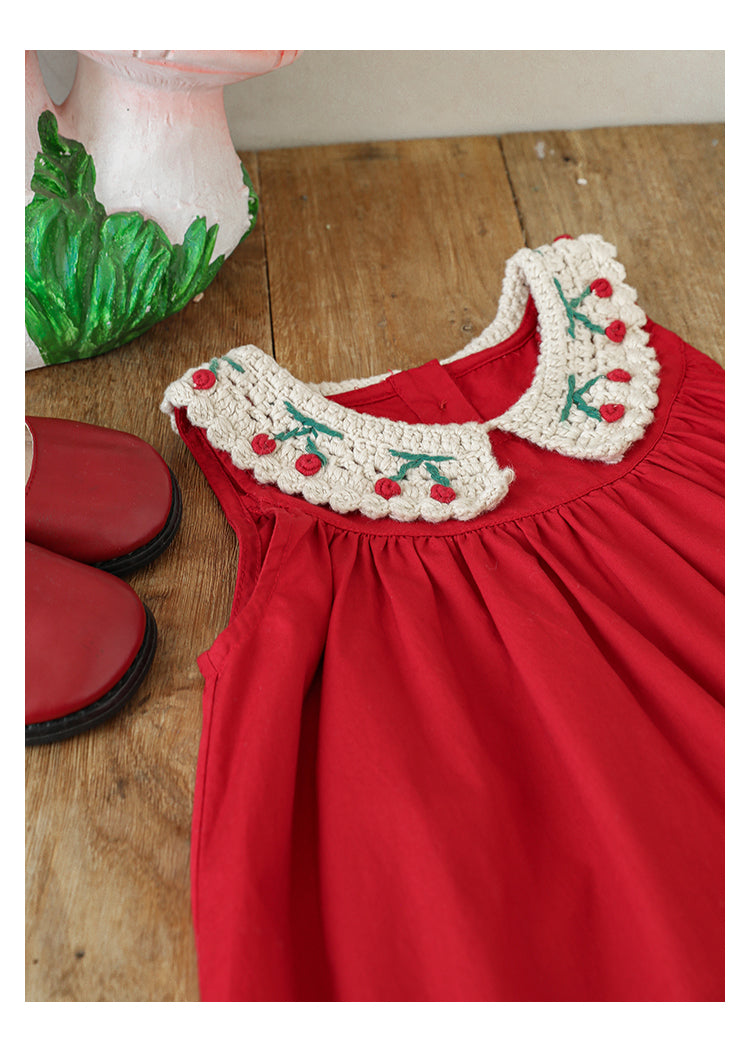 Cherry Bloom Red Dress