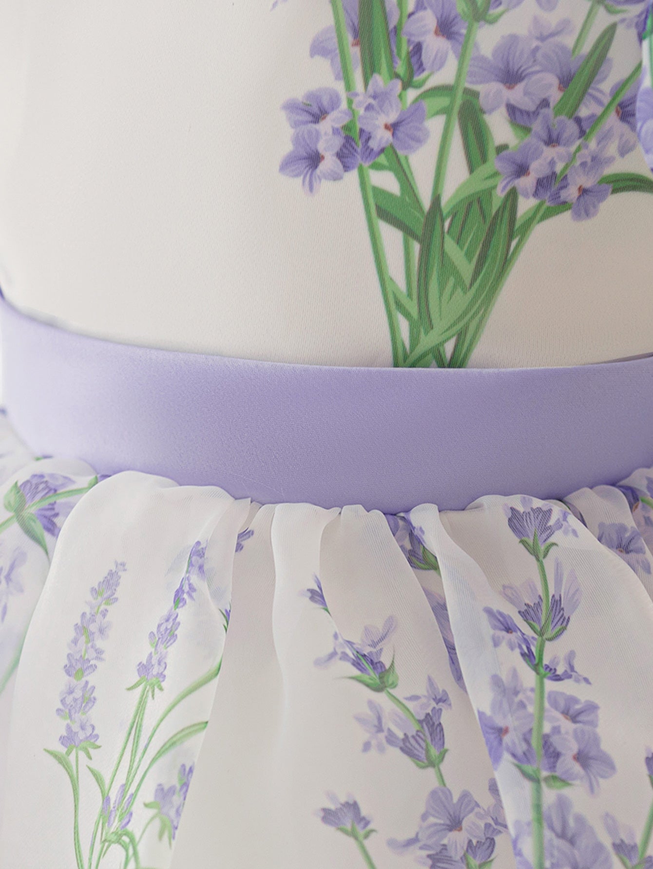 Lavender Blossom Puff Sleeve Party Dress – Baby & Toddler Girls
