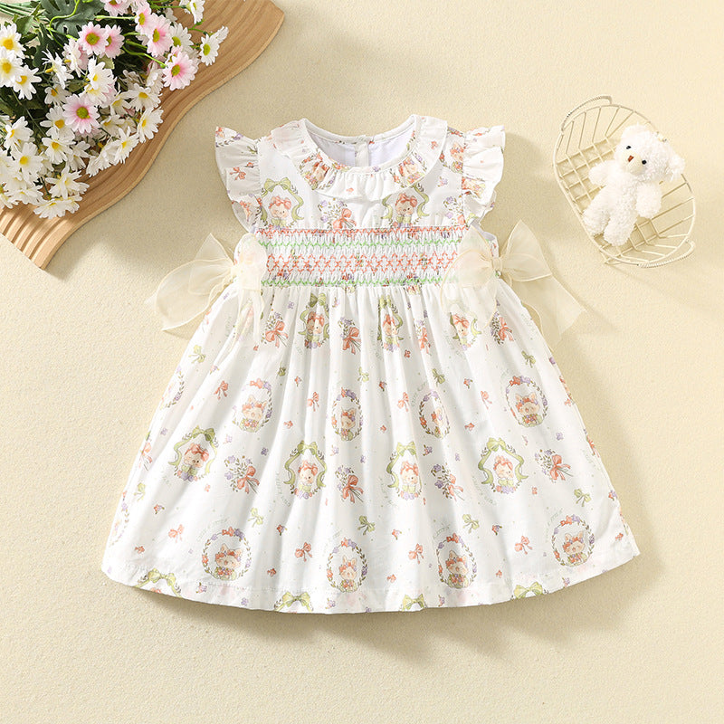 Soft Cotton garden Ruffle Dress for Girls