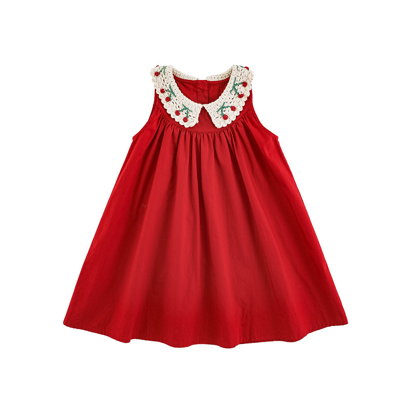 Cherry Bloom Red Dress