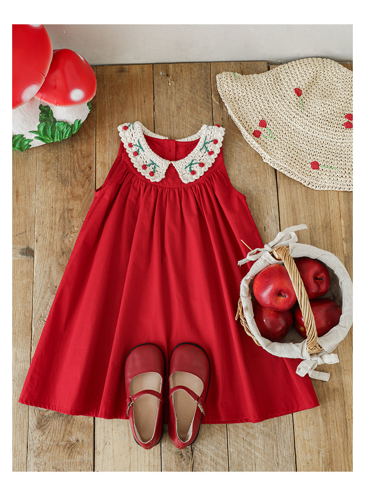 Cherry Bloom Red Dress