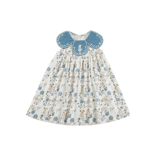 Blue Bunny Garden Dress