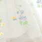 Fairy Garden Embroidered Tulle Dress – Toddler Girl Party Outfit