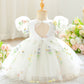 Fairy Garden Embroidered Tulle Dress – Toddler Girl Party Outfit