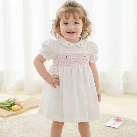 Premium Cotton white Dress