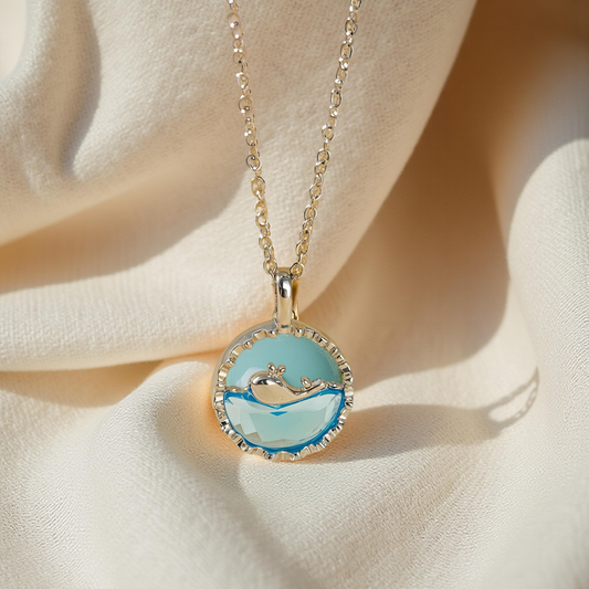 Ocean-Inspired Whale Pendant Necklace Cute and Stylish