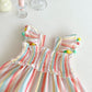 Colorful Striped Summer Dress