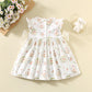Soft Cotton  garden Ruffle Dress for Girls