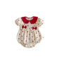Strawberry Ruffle Baby Romper